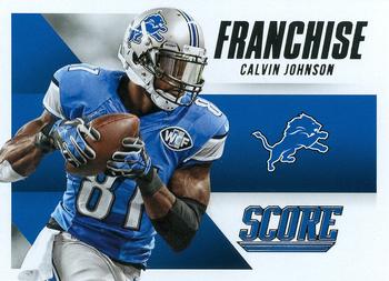Calvin Johnson Detroit Lions 2015 Panini Score NFL Franchise #7